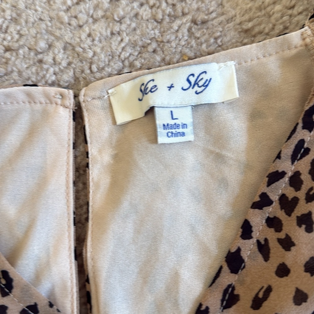 Leopard Print Cropped Blouse - image 4